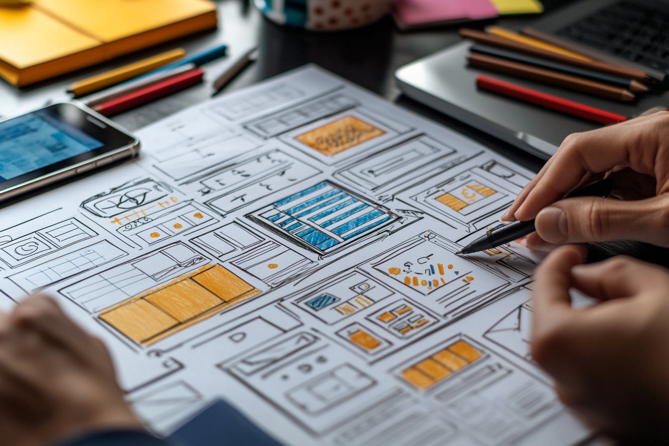 amazeinteractive_A_close-up_of_wireframe_design_sketches_and_an_6c2baeef-4c6d-4157-81cb-9bcb2c6896e4
